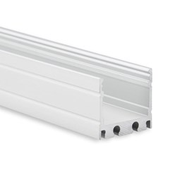 PN8 LED Profile 2000x19,2x18,1mm LED strips max. 16 mm ALU